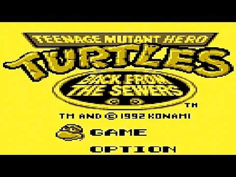 TMNT II: Back From The Sewers (GameBoy) — Intro Movie & Gameplay | Cowabunga Collection (4K)