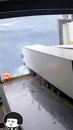 UNEXPECTED THRILL 😱 Ship Shaking in Heavy Rough Sea | Cargo LOST Disaster #Shorts #RoughSea #Sea