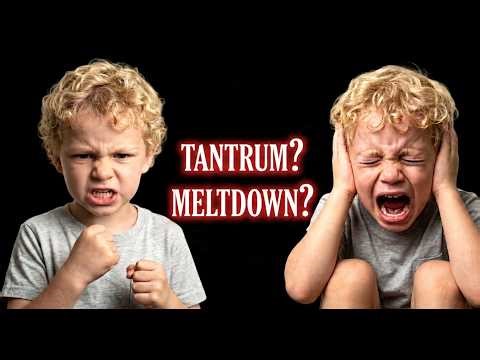 Tantrum or Meltdown? The 1 Key Difference
