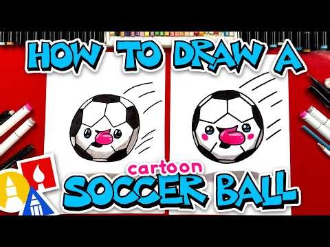 How To Draw A Cartoon Soccer Ball