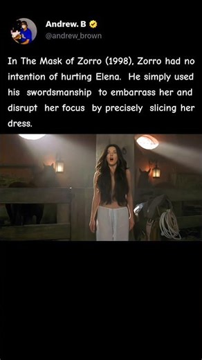 Zorro Vs Elena - The Mask of Zorro (1998)
