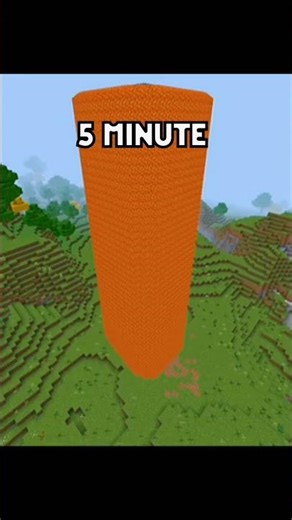 Minecraft Tower in minutes 🕑