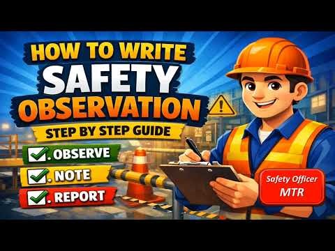 How To Write Safety Observation | Step By Step Guide