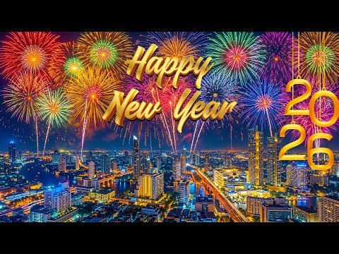 Happy New Year 2026 🎉 4K Amazing Fireworks Show with Sound | 12 Hours of Best Fireworks Show Ever