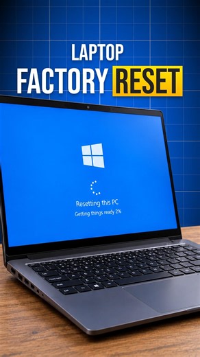 Factory Reset Your Laptop in 10 Seconds! ⚡