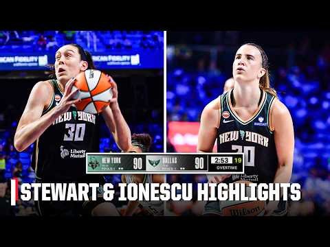 Breanna Stewart and Sabrina Ionescu combine for 54 PTS in overtime win vs. Wings 🔥 | WNBA on ESPN