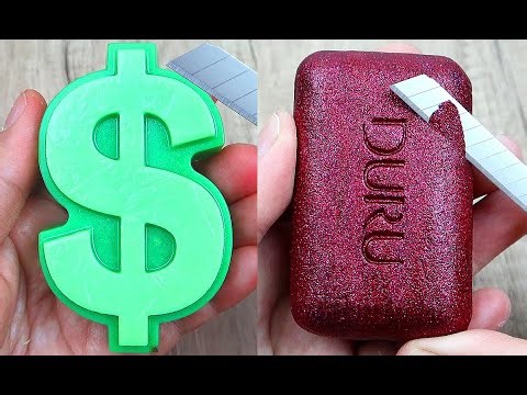Relaxing Soap Cutting and Carving ASMR. Satisfying videos. LIVE-1698