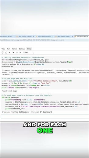 Python for AcrGIS Dashbaord Automation