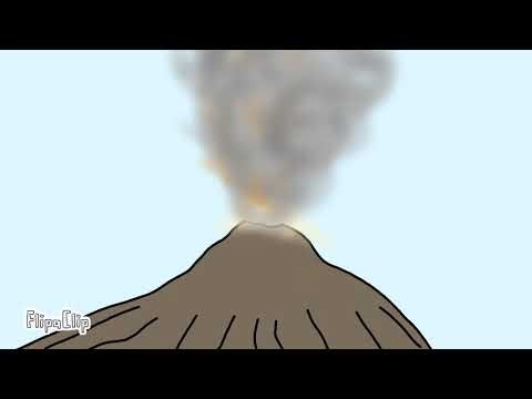 volcano explosion