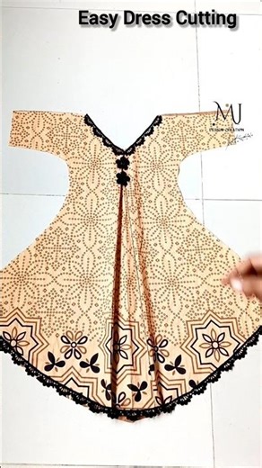 easy dress cutting tutorial#shorts #dresscutting #sewingtutorial#shorts#dresscutting#sewingtutorial