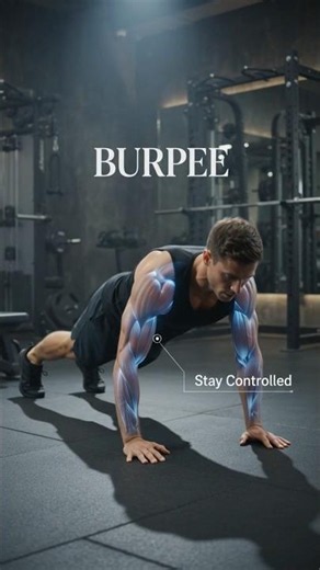 The Perfect Burpee 🔥 | Full Body Workout #Burpee #FullBodyWorkout #fitness #Shorts