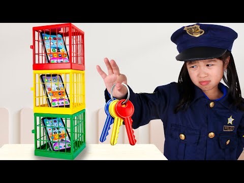 Bella & Eric Put Phones Away | Fun Family Story