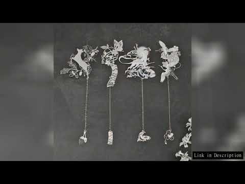 Hot Chinese Style Metal Bookmark Tassel Pendant Retro Book Clip Pagination Mark School Office Suppli