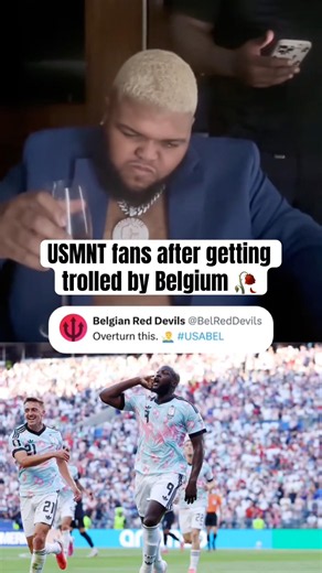 Belgium subtweeted the USMNT 👀