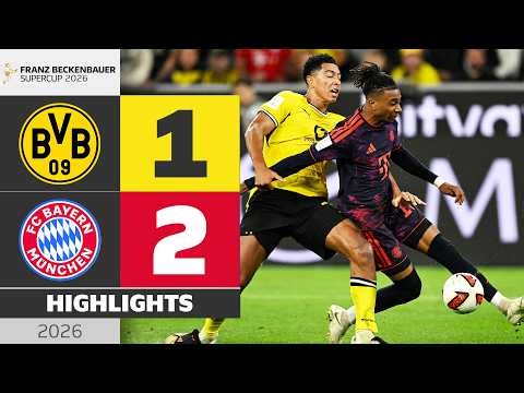 Olise as Top Scorer!! | BORUSSIA DORTMUND - FC BAYERN | Highlights | Supercup 2026