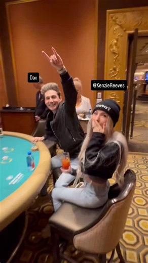 John Cerasani on Instagram: "Getting really lucky at Caesars with @itskenziereeves and Dax"