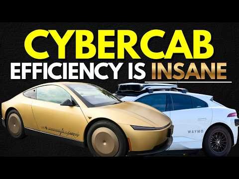 Tesla Cybercab Efficiency VS Tesla Model 3 and BYD Sea Lion