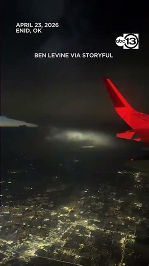 Man captures "nuts" storm activity from plane