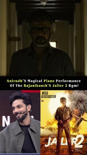 Anirudh’s Magical Piano Performance 🤩🔥 #Jailer2​ #Rajinikanth​ #Anirudh​ #dance​ #trending​ #shorts​