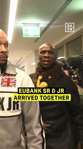 "He's HERE... Father & Son reunited!" When Chris Eubank Sr shocked everyone & arrived with Eubank Jr