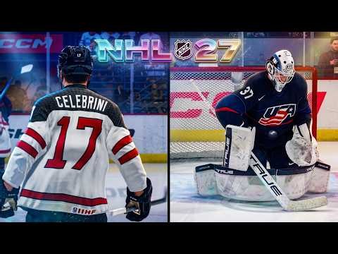 USA vs Canada AI Gameplay - NHL 27
