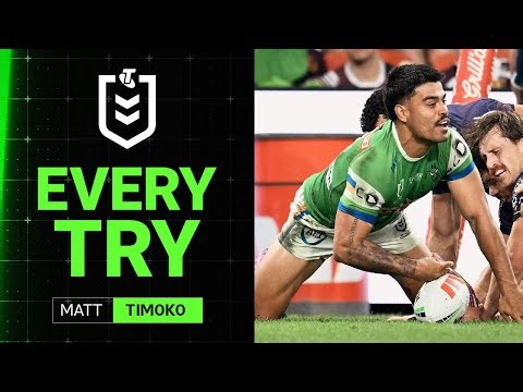 NRL Highlights | Matthew Timoko's 2025 try-scoring season