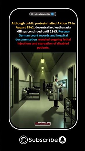 T4 Killings Continued Secretly #darkhistory #darkfacts