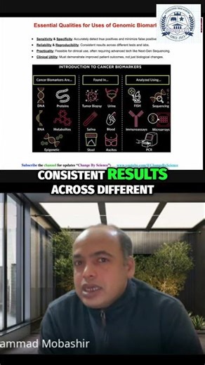 Genomic Biomarkers: Essential Qualities for Clinical Use #shorts #viral #reels #science #education