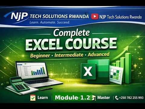 Module 1.2. Complete Excel Course (Beginner – Intermediate – Advanced)