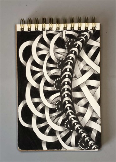 3D Doodle Tutorial for Beginners ✍️ Beautiful Drawing Ideas Zentangle Art #art #drawing #inspiration #doodle #foryou