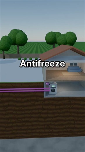 How a Pipe in Your Yard Can Heat Your House #shorts