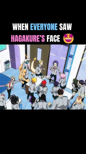 WHEN EVERYONE SAW HAGAKURE’S FACE 🤩 | #myheroacademia #edit #amv #anime