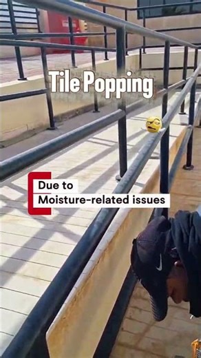 Tile Popping: What It Is and How to Fix It.🛠⚙️🧪✅️#masonrywork #tilepoppingproblems