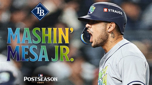 Victor Mesa Jr. left NO DOUBT that he launched a GO-AHEAD homer for the Rays! 😯 | MLB Highlights