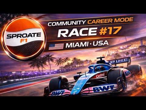 🏁Community Career Mode Race 17: Miami |🔴LIVE!!