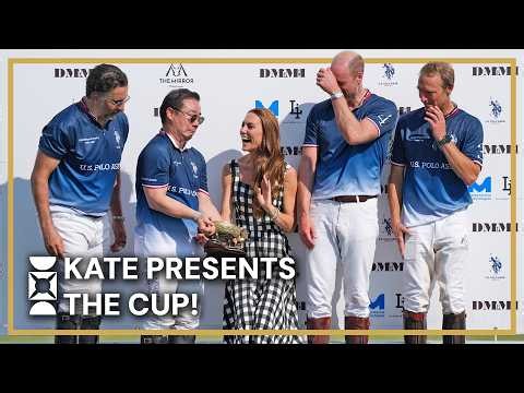 Prince William Wins Royal Charity Polo Cup as Kate Presents Trophy