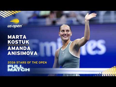 Marta Kostyuk vs. Amanda Anisimova Full Match | Stars of the Open | 2026 US Open
