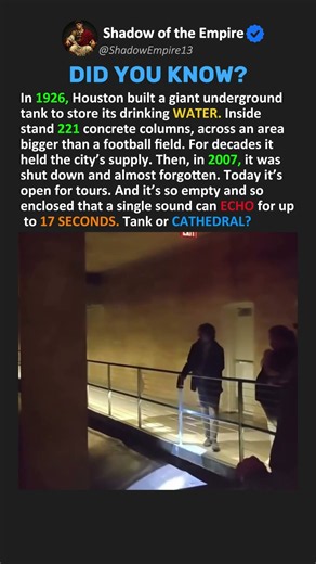 Under Houston Hides a Room of 221 COLUMNS