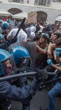 Protesters clash with police, loot shops over 2 days of unrest in Milan