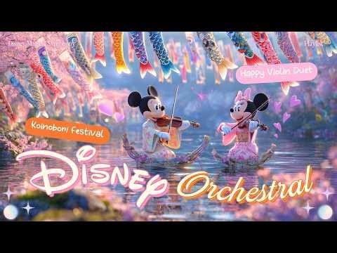 🎏 Magical Koinobori River Parade Symphony 🎻 Joyful Disney Festival Orchestral for Focus, Study, Work