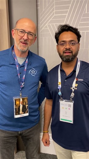 Birthday wishes from Marcus Davage and Sujit Neb, BMC Software