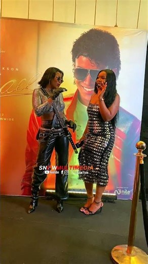 THE NEW MICHAEL JACKSON IN AN INTERVIEW AT THE MICHEAL MOVIE PREMIERE