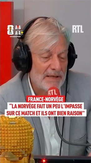 "La Norvège fait un peu l'impasse sur ce match et ils ont bien raison"