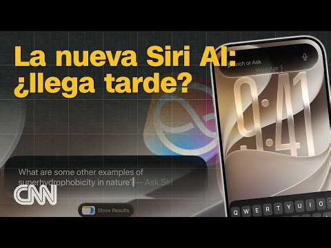¿Llegó tarde Apple a la carrera de la IA? Así es la nueva Siri AI