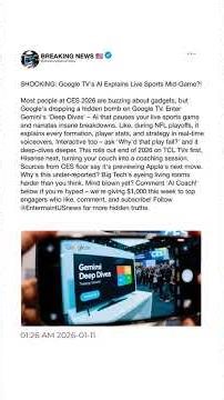 SHOCKING: Google TV's AI Explains Live Sports Mid-Game?!