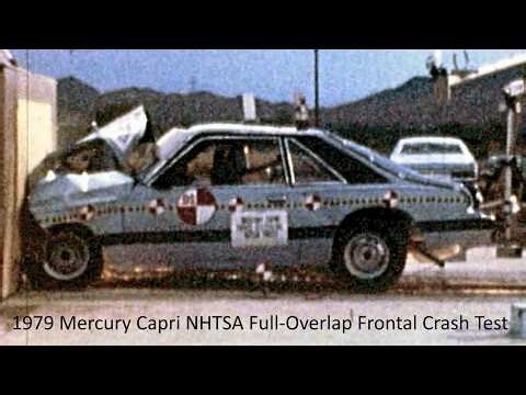 1979-1986 Mercury Capri NHTSA Full-Overlap Frontal Crash Test