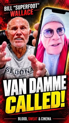 Van Damme & Bill “Superfoot” Wallace Talk for the First Time Since the ’80s! #shorts #jcvd