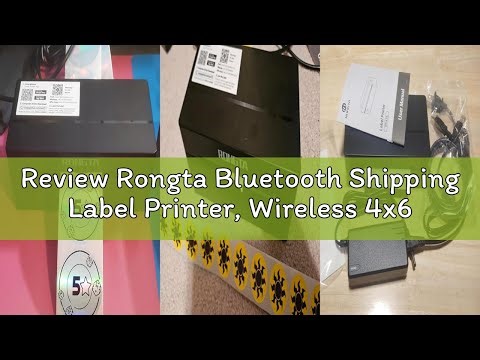 Review Rongta Bluetooth Shipping Label Printer, Wireless 4x6 Thermal Label Printer for Shipping Pack