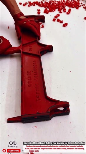 Innovative Manual Candy Cutting Tool Machine for Uniform Production #innovation