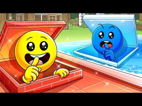 VERITY Built 5 SECRET Rooms In ONE COLOR! | Minecraft Animation